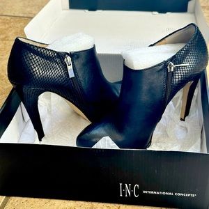 I-N-C  International Concepts 8.5 M BELLON BLK Shoe Boot